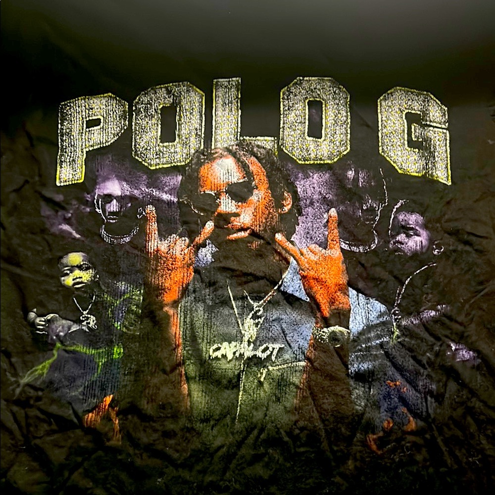 Polo by Ralph Lauren Black Tee with Polo G Logo